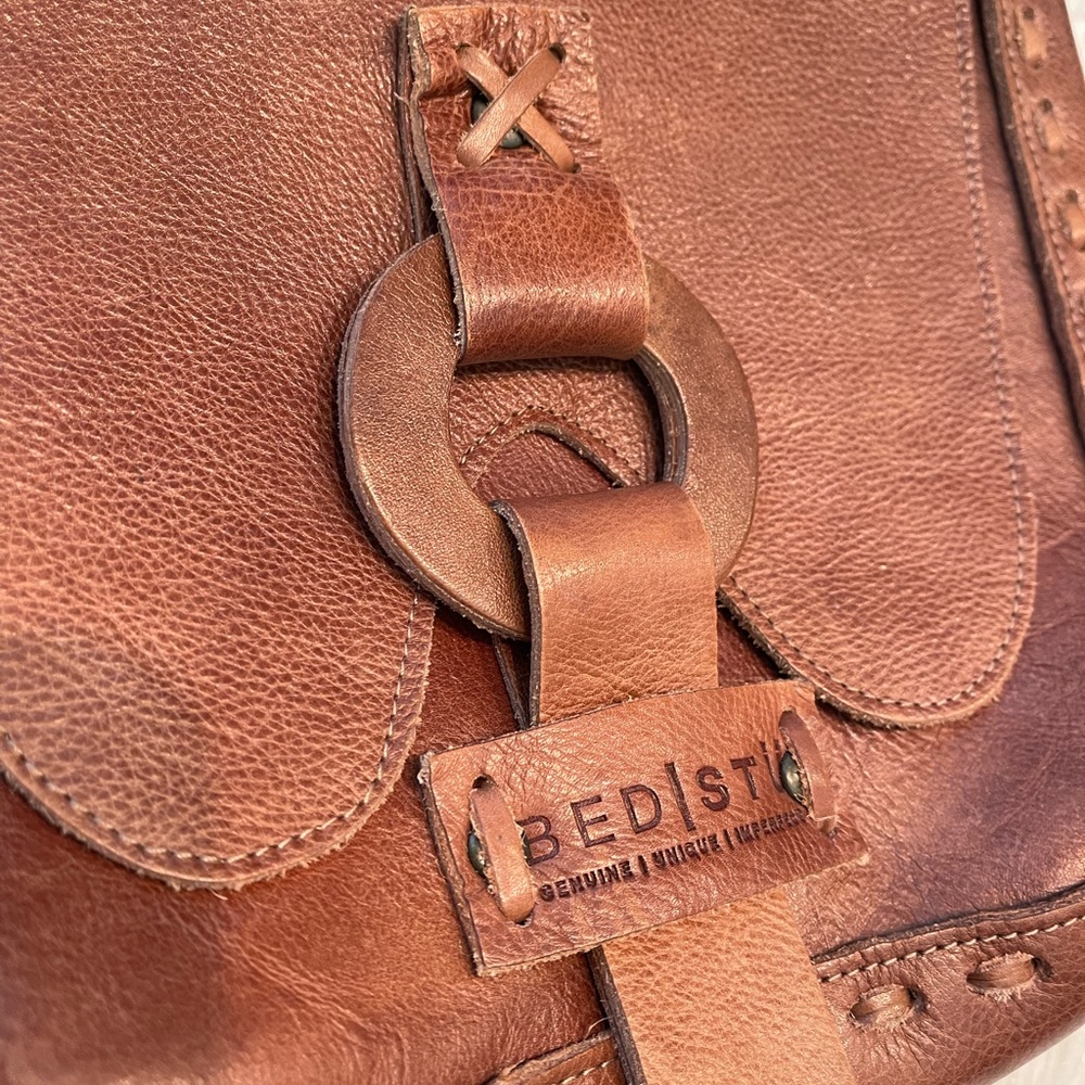 Brown Leather Crossbody Bag - Bedstu Inspired - Picture 11 of 14